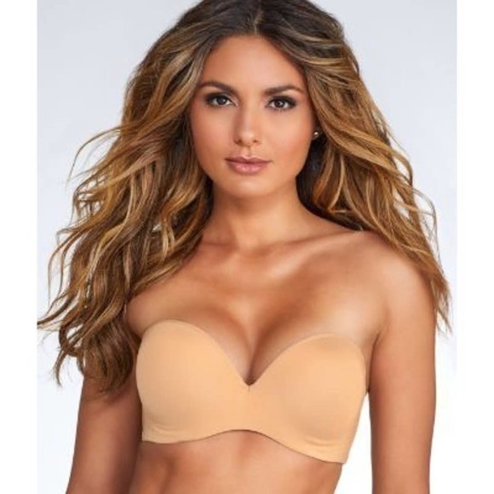 Le Mystere Sculptural Plunge Strapless Push-up Bra